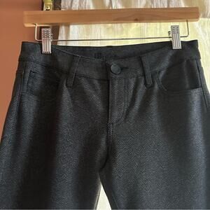 Kut from the Kloth Ponte Knit Skinny Ankle‎ Pants Herringbone Gray NEW Size 2